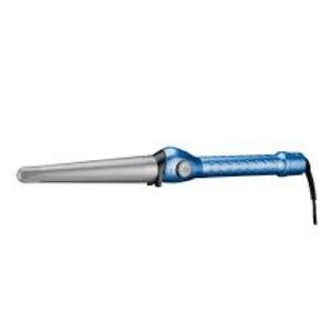 Babybliss Nano Tapered Blue and Silver Curling Wand .75-1.25”